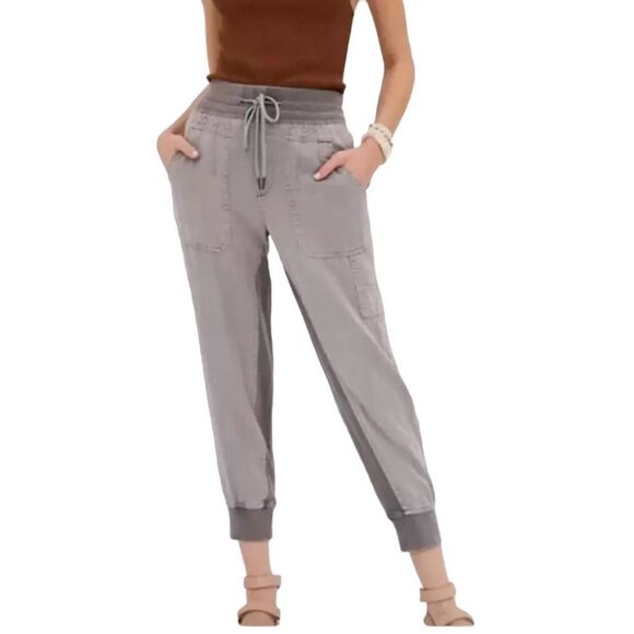 Anthropologie Nomad Joggers Light Blue Lyocell Size XS - Picture 2 of 10